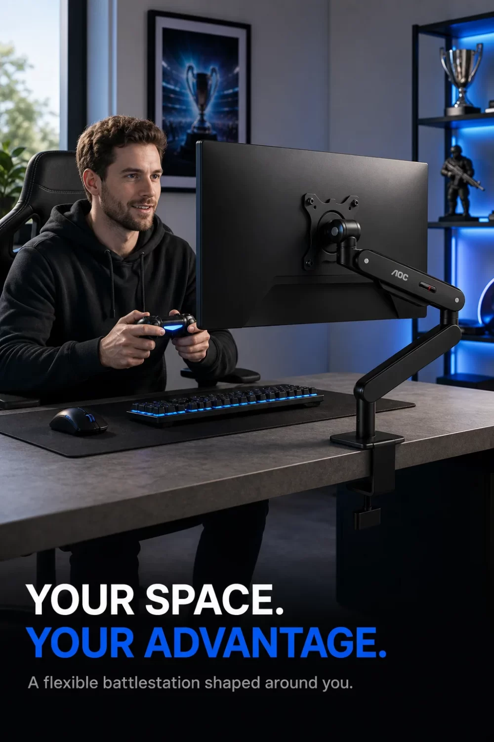 AOC AM 400 lifestyle setup