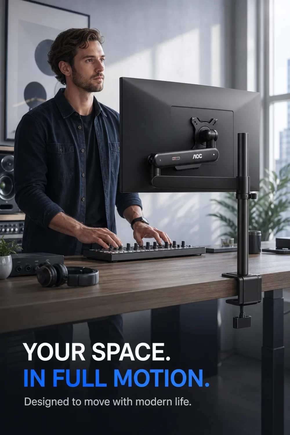 AOC AM 700 lifestyle setup